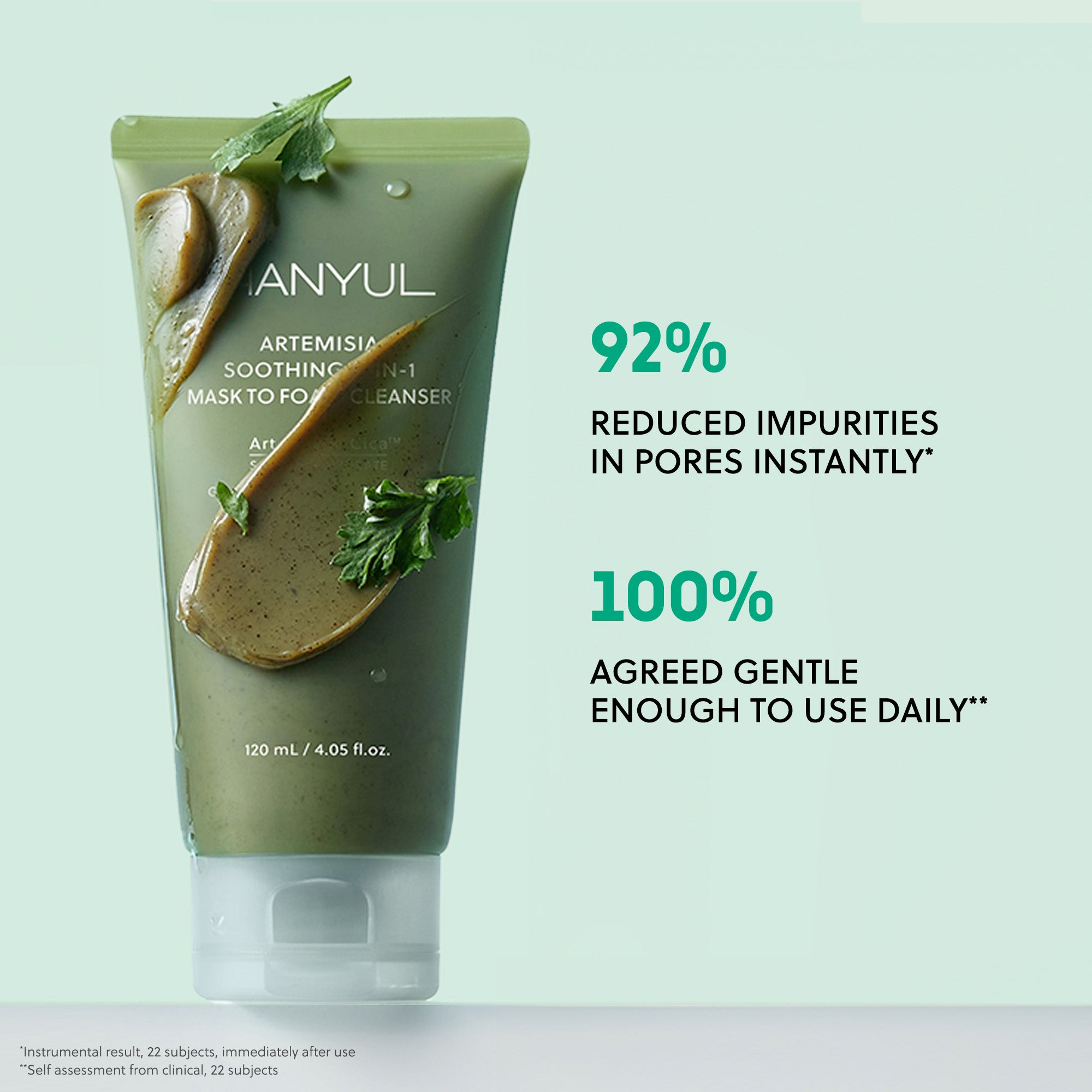 ARTEMISIA SOOTHING 2-IN-1 MASK TO FOAM CLEANSER