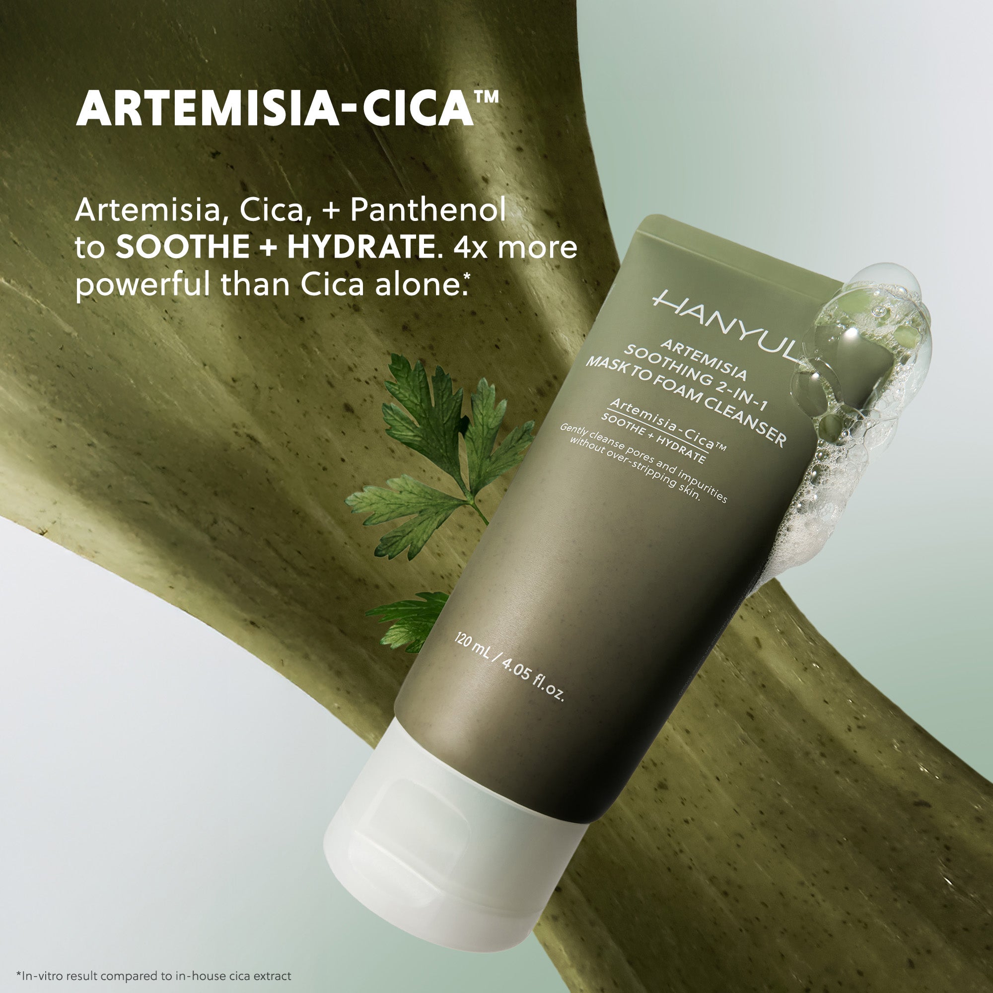 ARTEMISIA SOOTHING 2-IN-1 MASK TO FOAM CLEANSER
