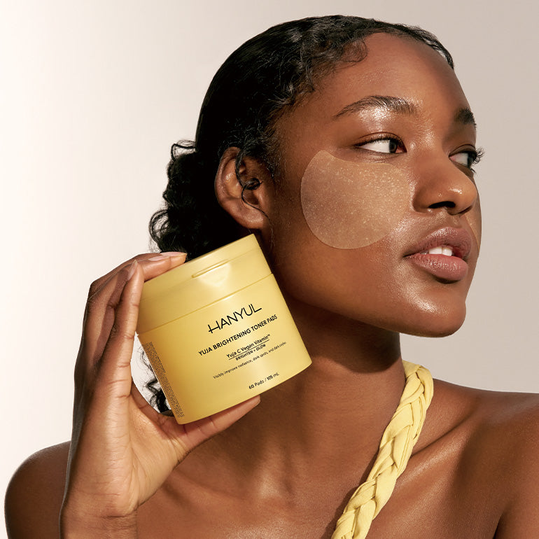 Model image holding hanyul yuja product