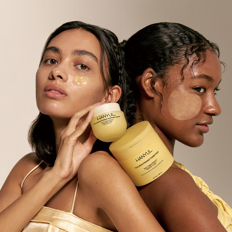 Model image holding hanyul yuja product